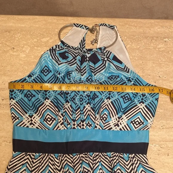 WHBM Excellent Condition, Teal/Black/White, see measurements in photos below - Picture 8 of 13